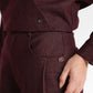 Raine Denim Pants - Maroon