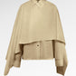 Rhea Cape Shirt - Khaki