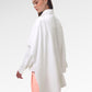 Rhea Cape Shirt - White
