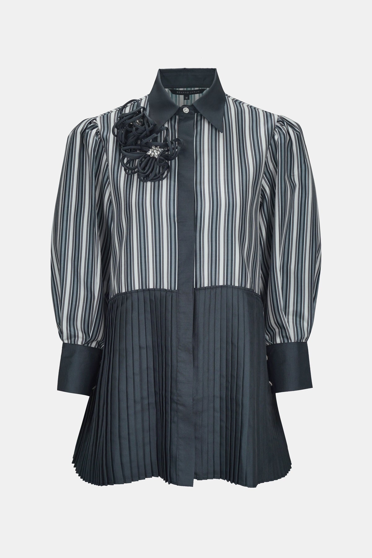 Rora Pleats Shirt - Charcoal