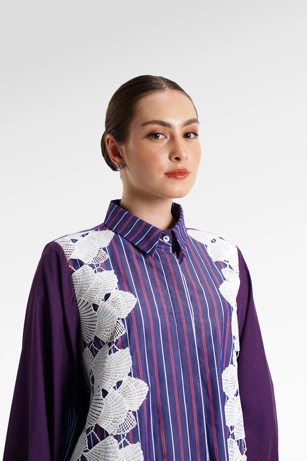 Secret Of The Sea Back Pleated Shirt - Clownfish