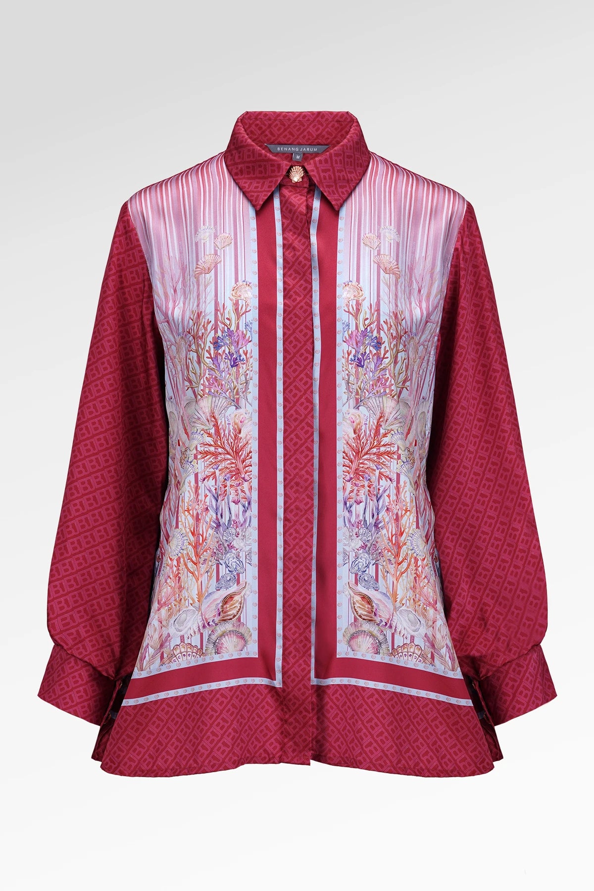 Secret Of The Sea Back Pleated Shirt - Starfish