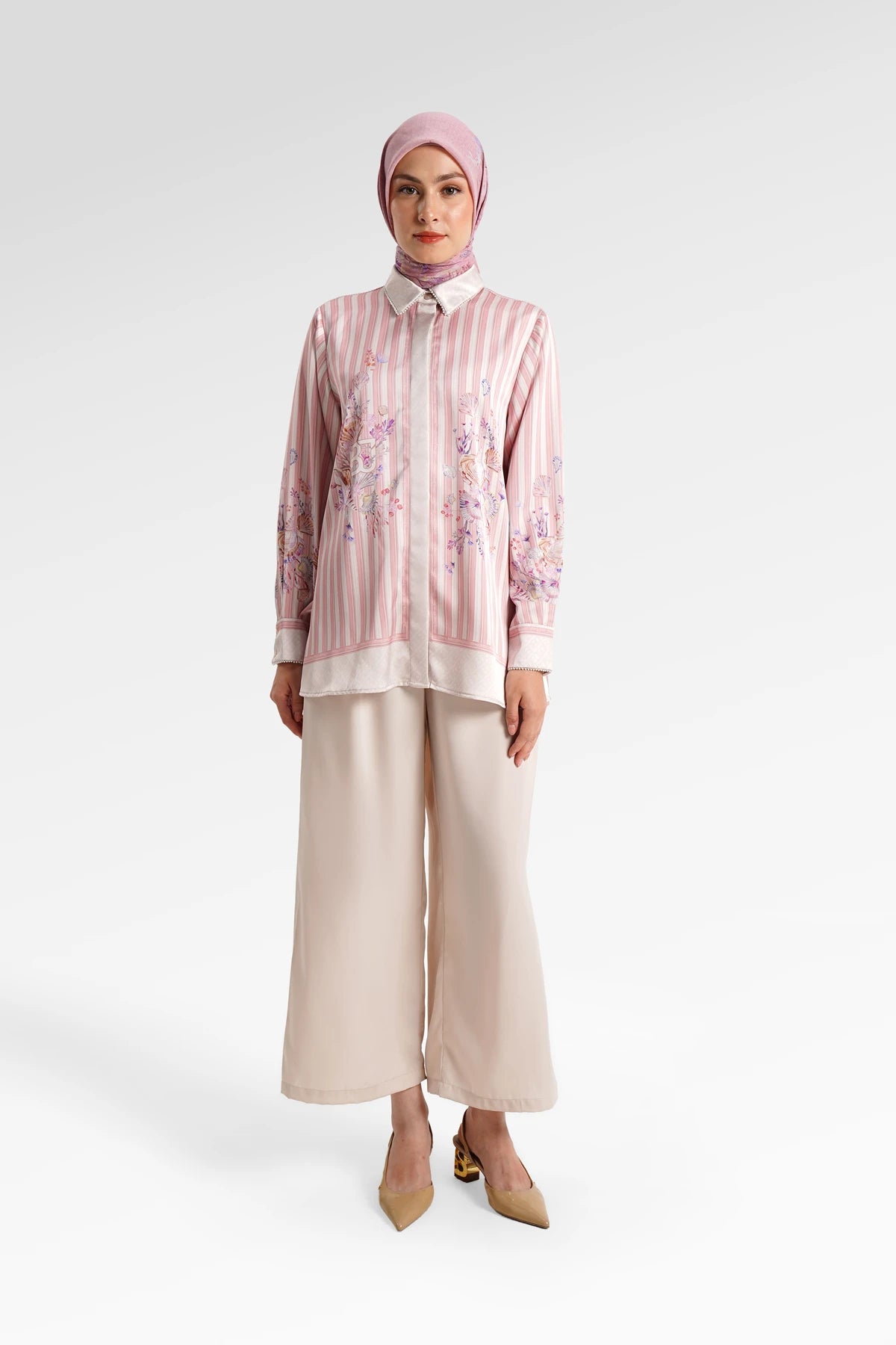 Secret Of The Sea Collar Shirt - Jellyfish