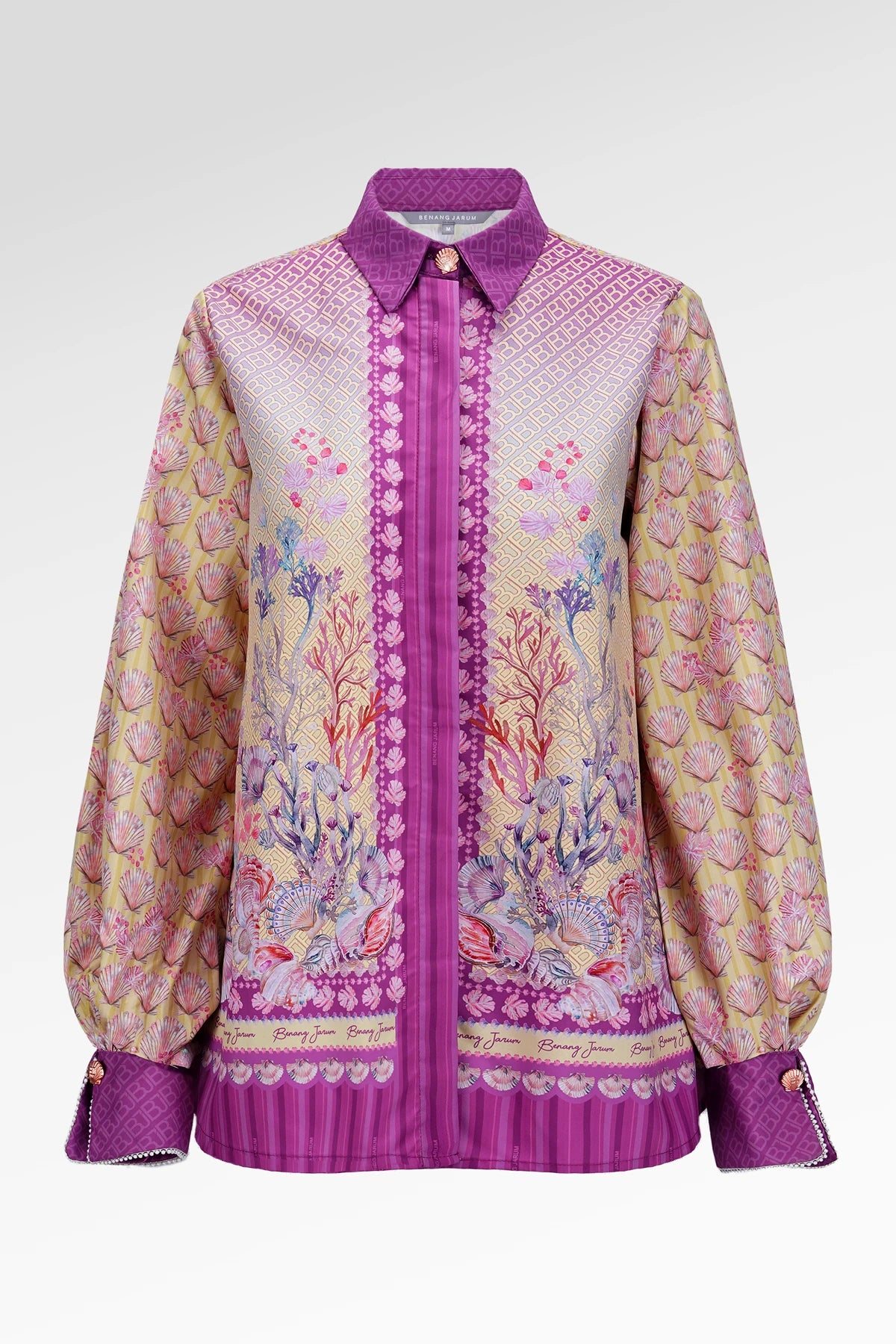Secret Of The Sea Detailed Shirt - Algae