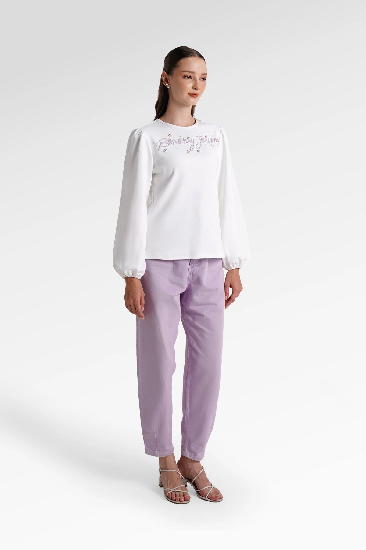 Secret Of The Sea Embellished Blouse - Jellyfish