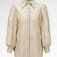Secret Of The Sea Embroidery Shirt - Sand