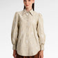 Secret Of The Sea Embroidery Shirt - Sand