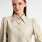 Secret Of The Sea Embroidery Shirt - Sand