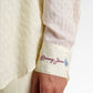 secret of the sea embroidery shell shirt in jellyfish by benang jarum cuffs detail