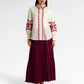 secret of the sea embroidery shirt in jellyfish by benang jarum overview look
