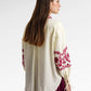 secret of the sea embroidery shirt in jellyfish by benang jarum back view