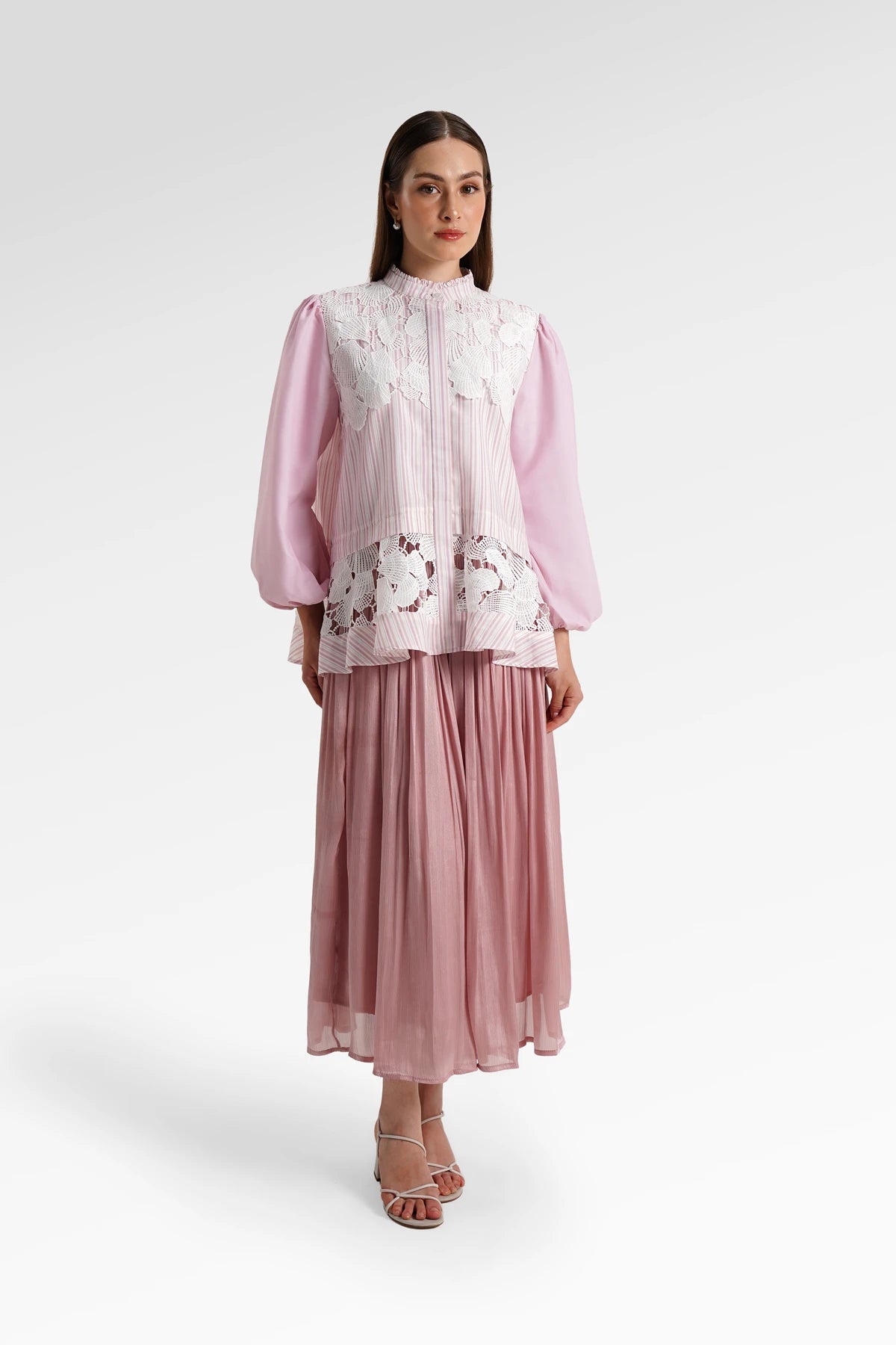Secret Of The Sea Layered Lace Shirt - Jellyfish