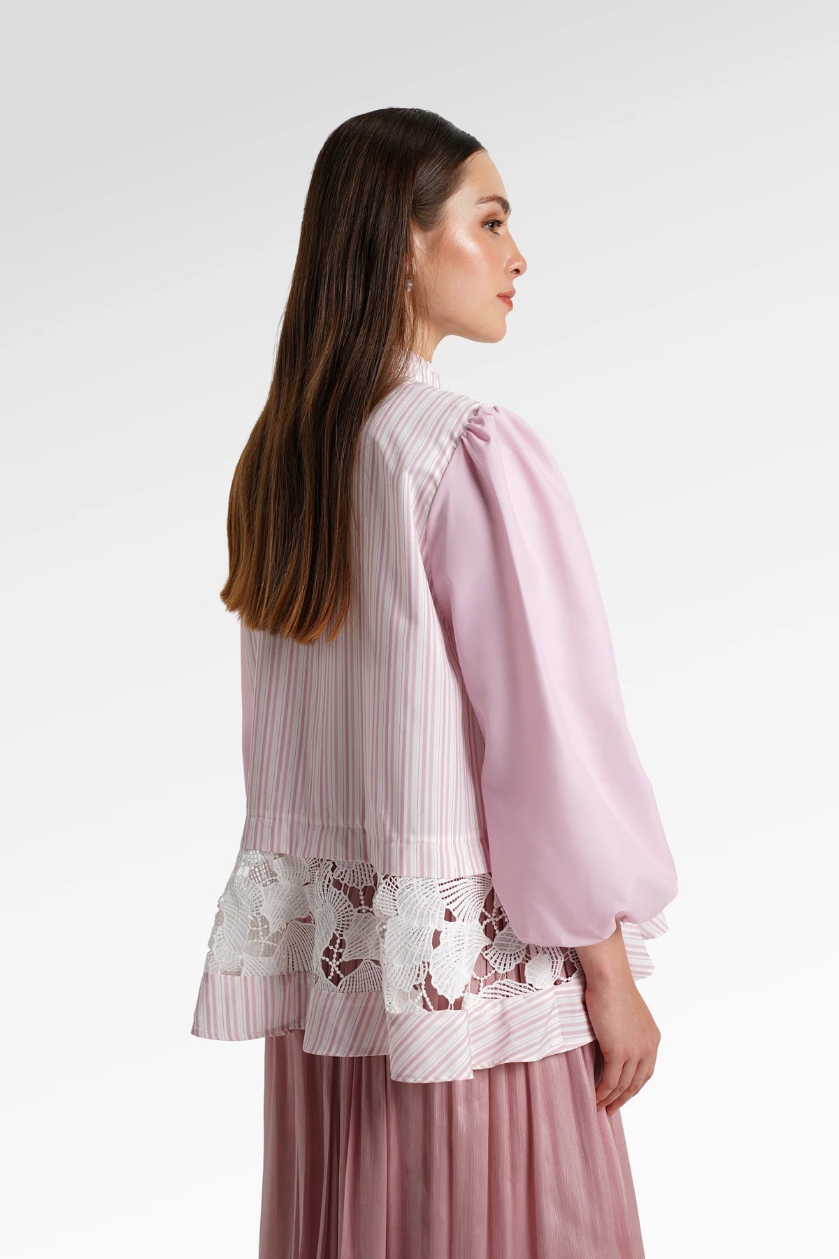 Secret Of The Sea Layered Lace Shirt - Jellyfish