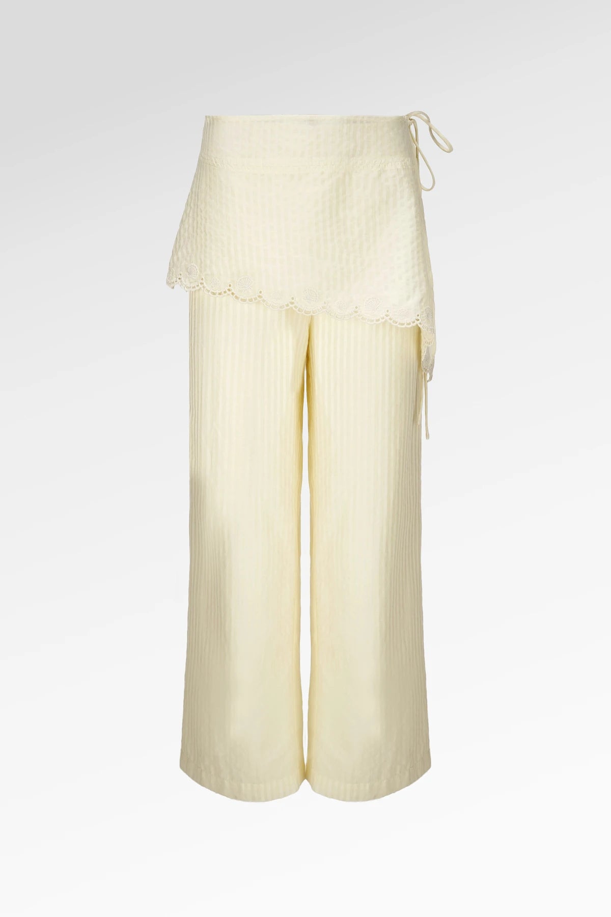 Secret Of The Sea Layered Pants - Ivory