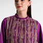 Secret Of The Sea Pleated Blouse - Algae
