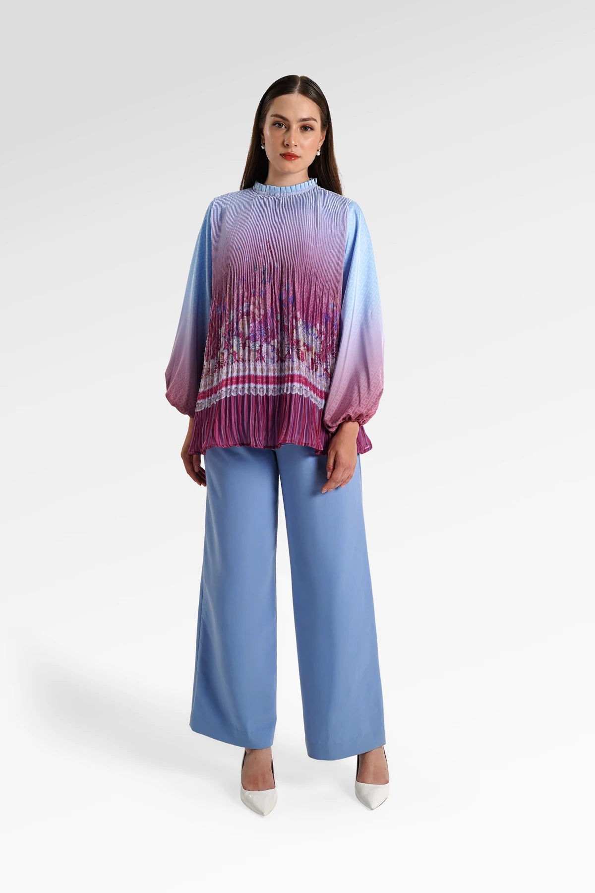 Secret Of The Sea Pleated Blouse - Starfish