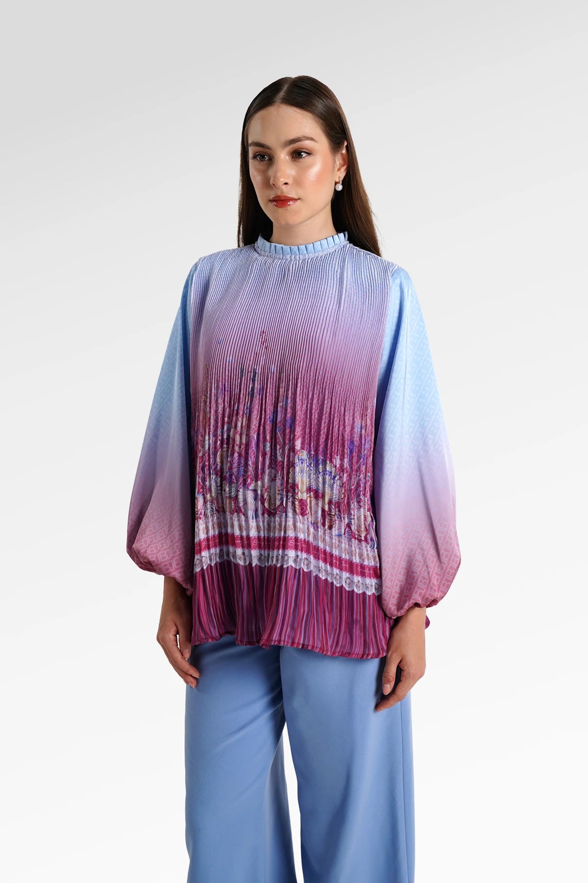 Secret Of The Sea Pleated Blouse - Starfish