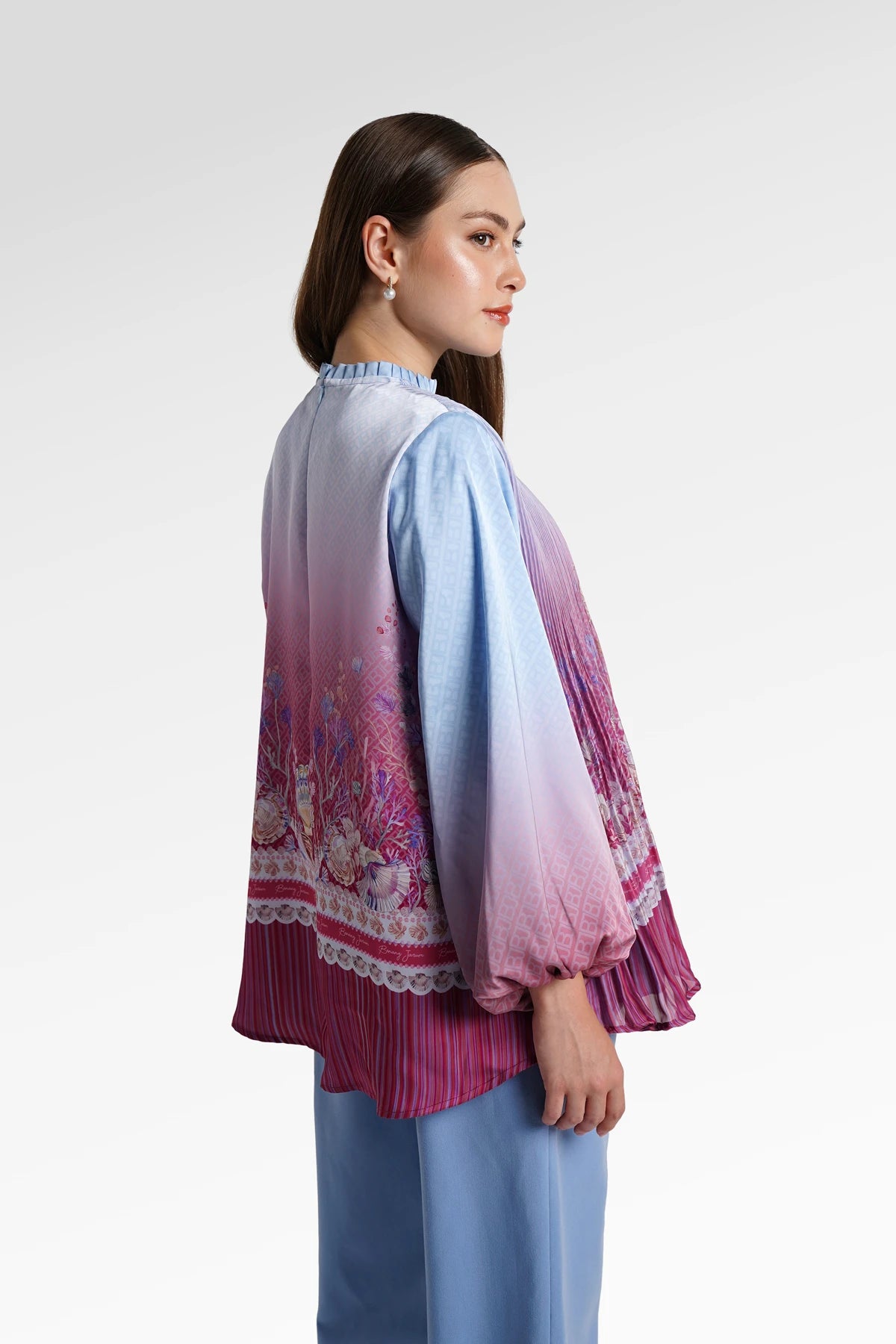 Secret Of The Sea Pleated Blouse - Starfish