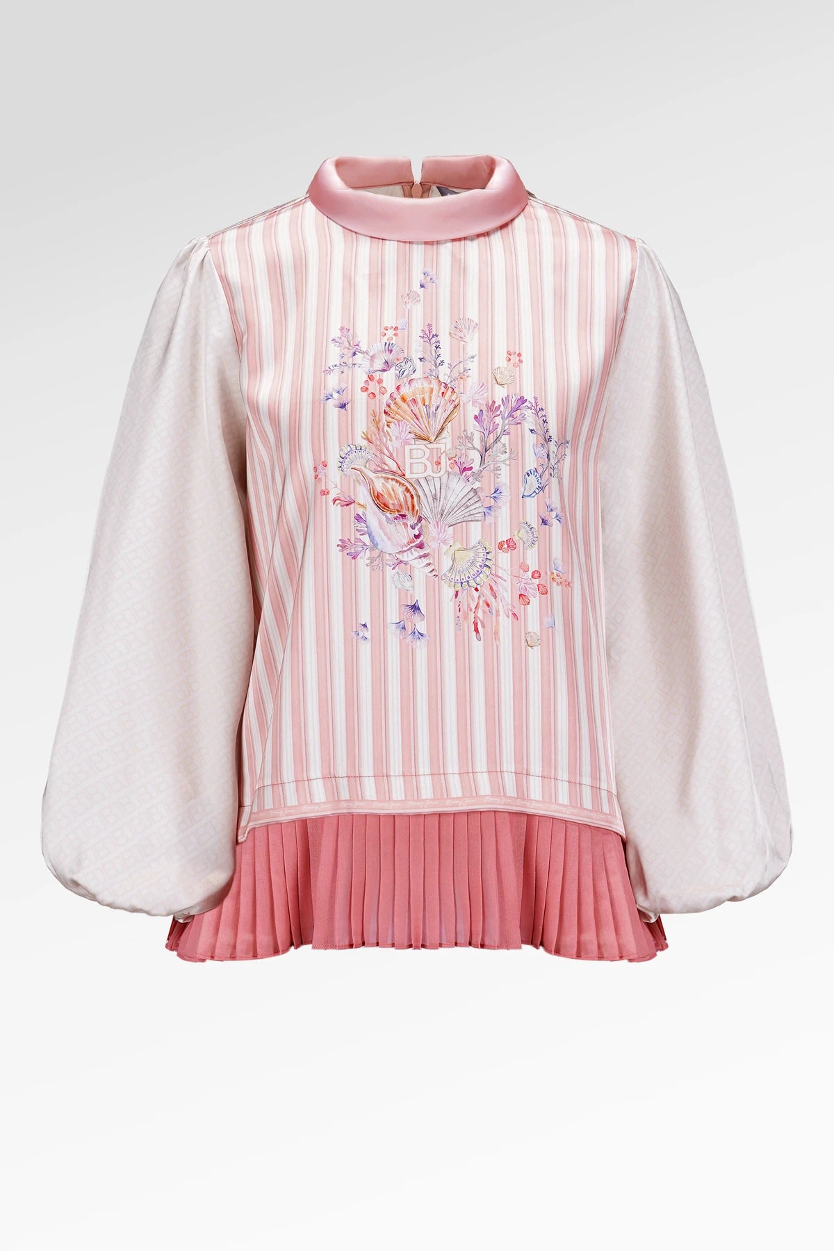 Secret Of The Sea Puff Blouse - Jellyfish