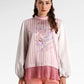 Secret Of The Sea Puff Blouse - Jellyfish