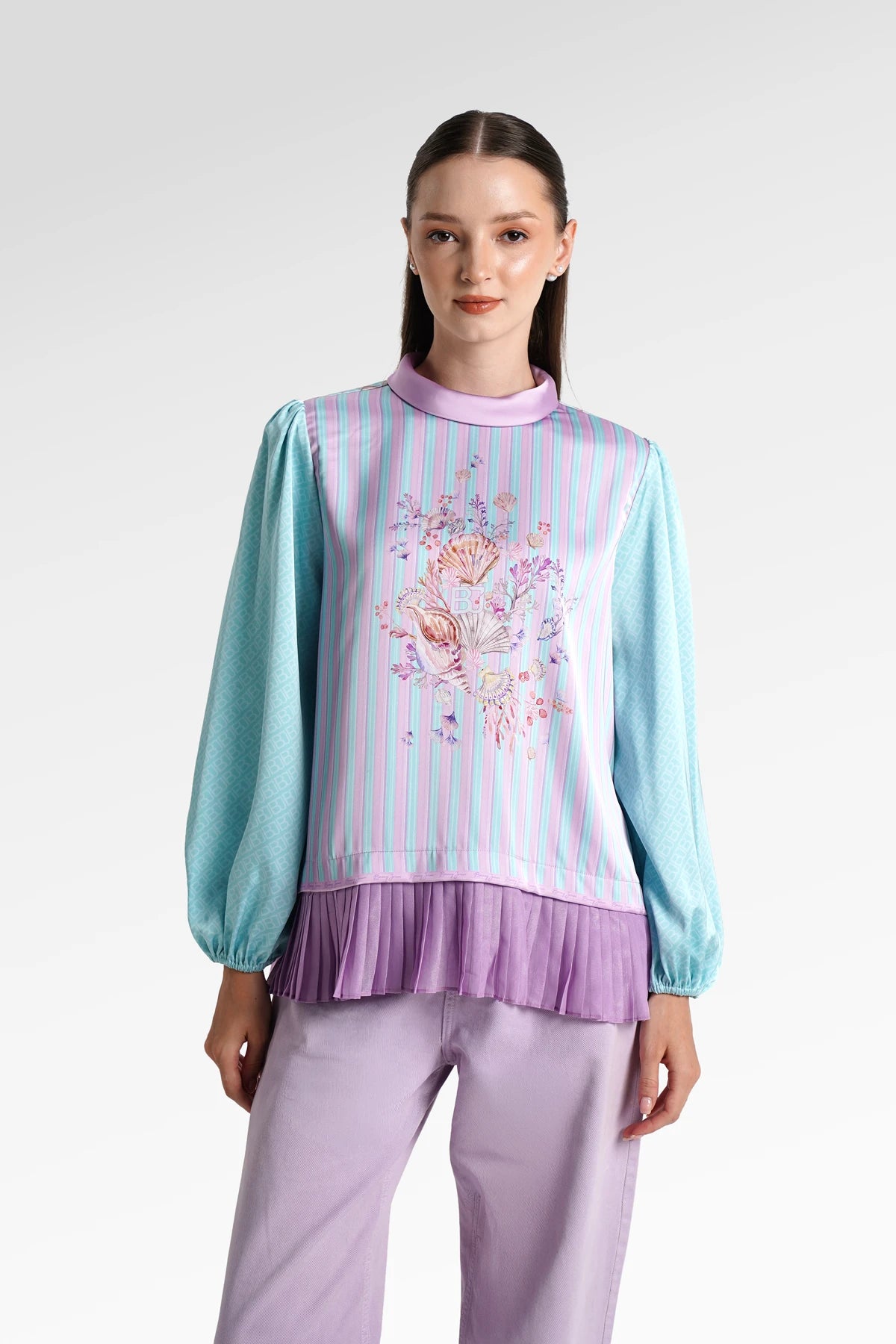 Secret Of The Sea Puff Blouse - Shell