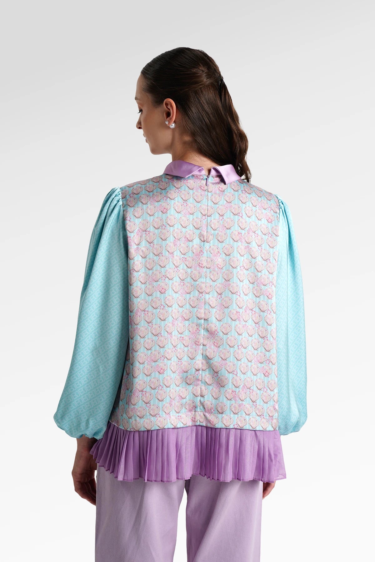 Secret Of The Sea Puff Blouse - Shell