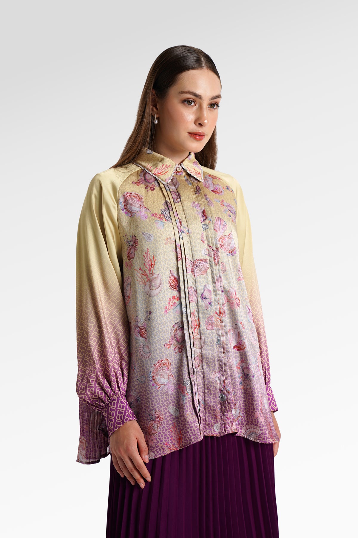 Secret Of The Sea Raglan Shirt - Algae