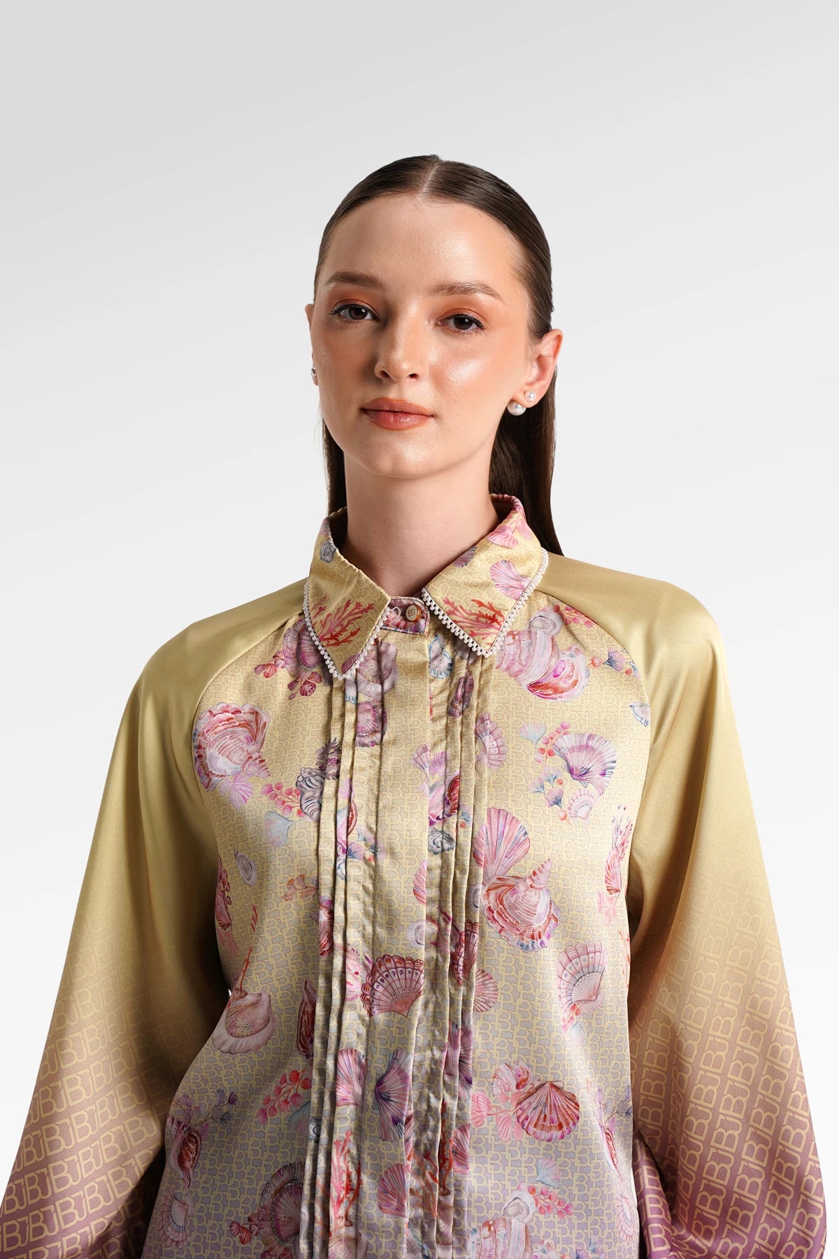Secret Of The Sea Raglan Shirt - Algae