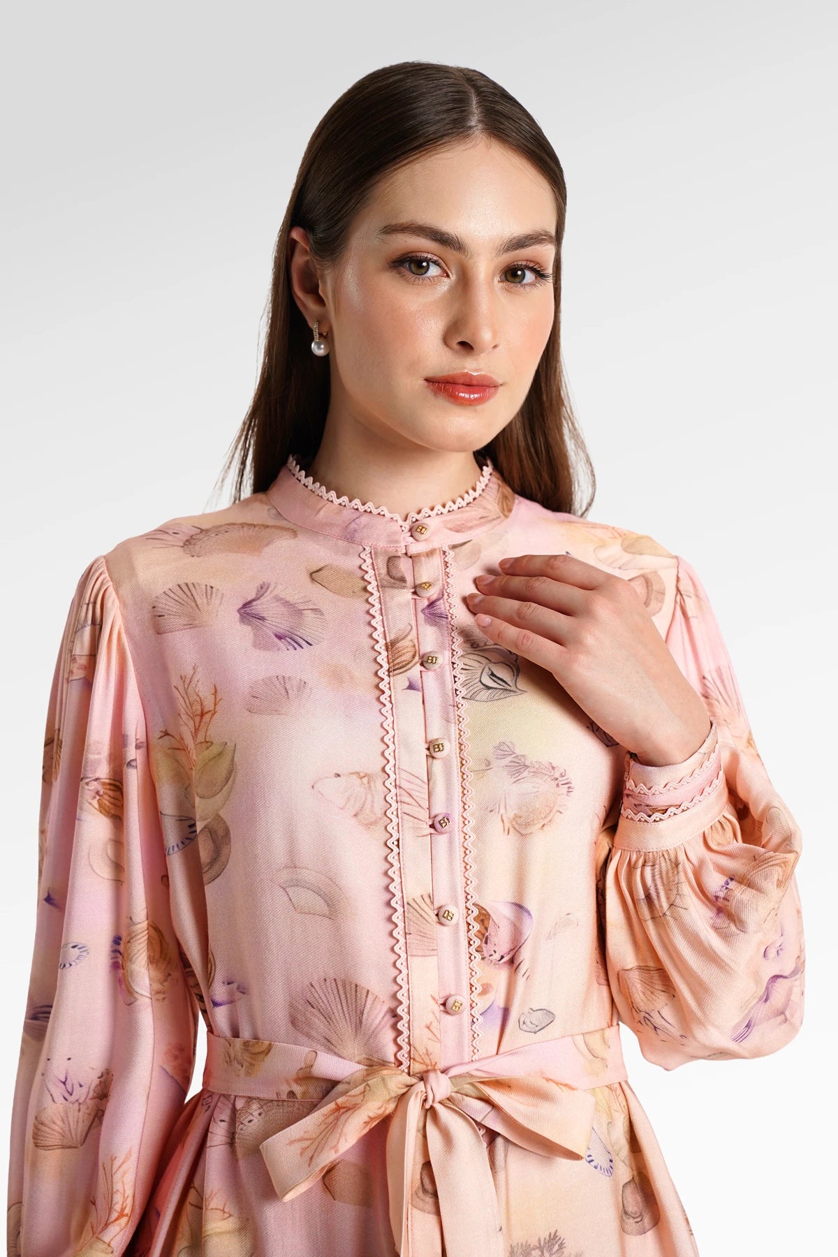 Secret Of The Sea Ruffle Tunic - Jellyfish