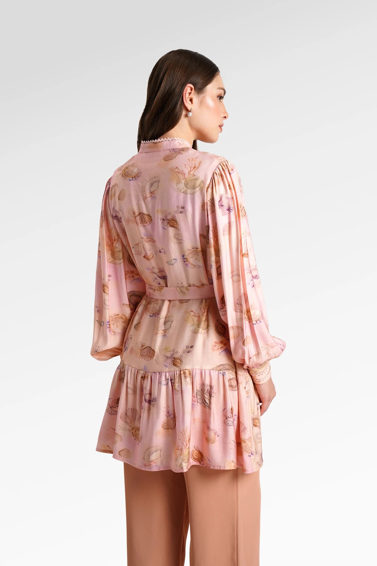 Secret Of The Sea Ruffle Tunic - Jellyfish