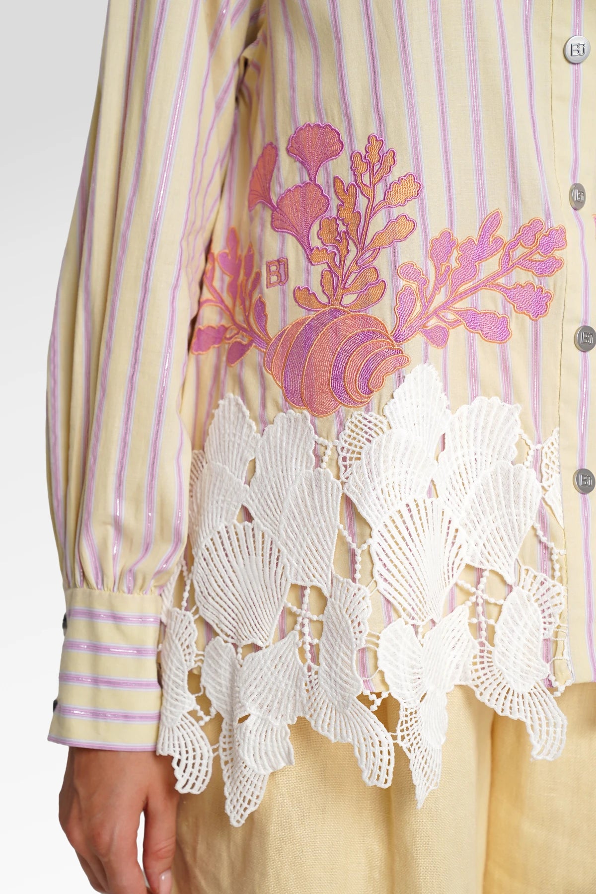 Secret Of The Sea Seashell Bloom Shirt - Algae