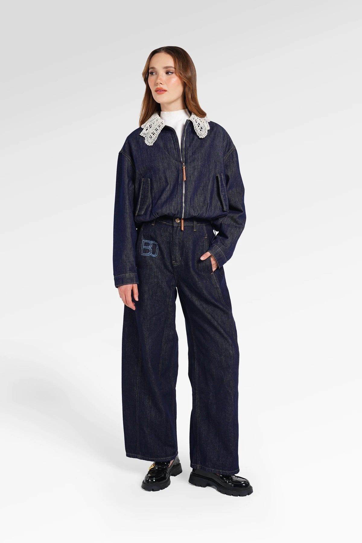 Signature Denim Jacket - Blue