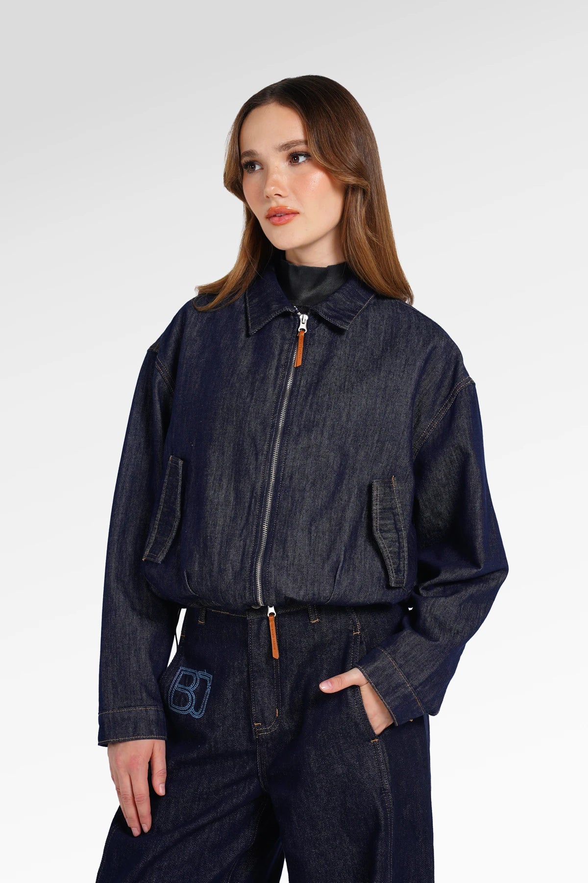 Signature Denim Jacket - Blue