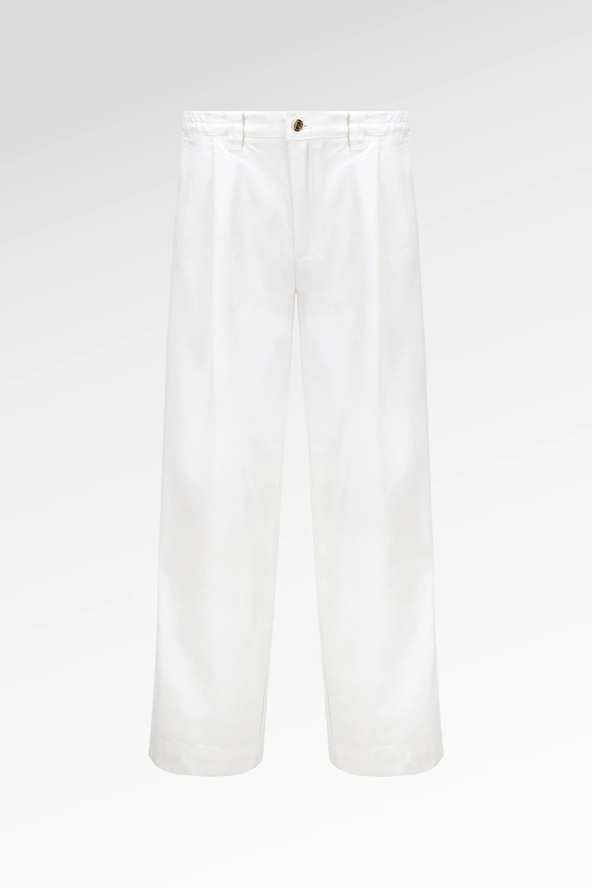 Signature Denim Pants - White