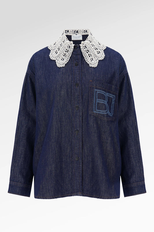 Signature Denim Shirt - Blue