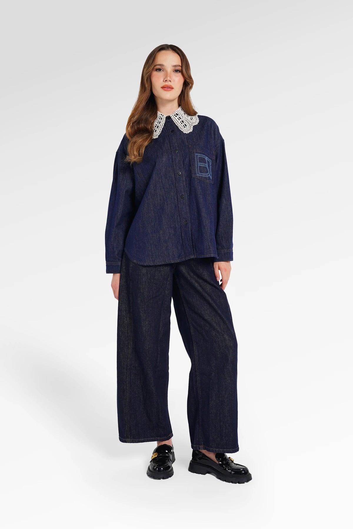 Signature Denim Shirt - Blue