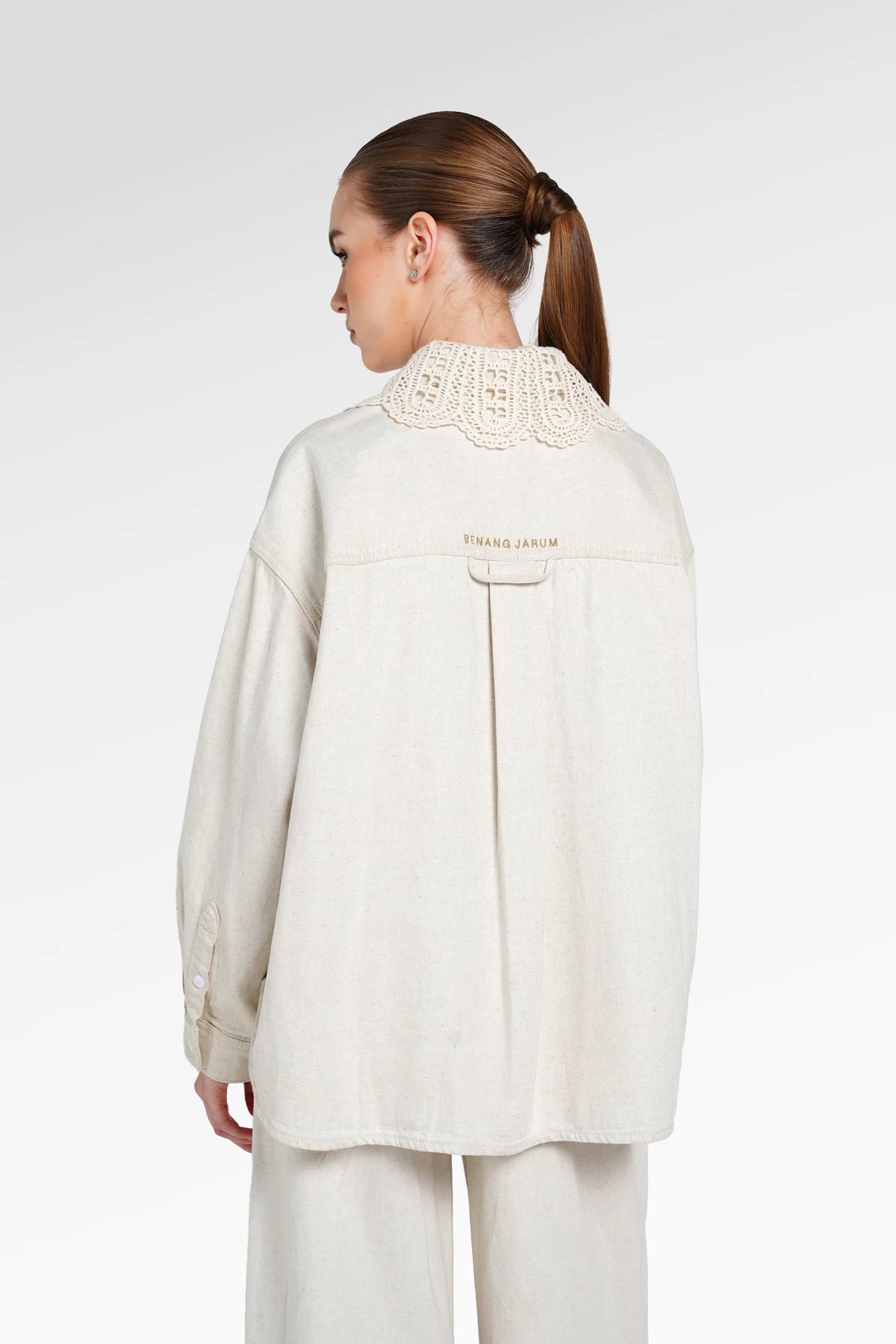 Signature Denim Shirt - White