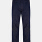Signature Embroidered Denim Pants - Blue