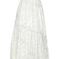Samara Ruffle Skirt - Pearl