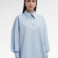 Sara Oversize shirt - Blue