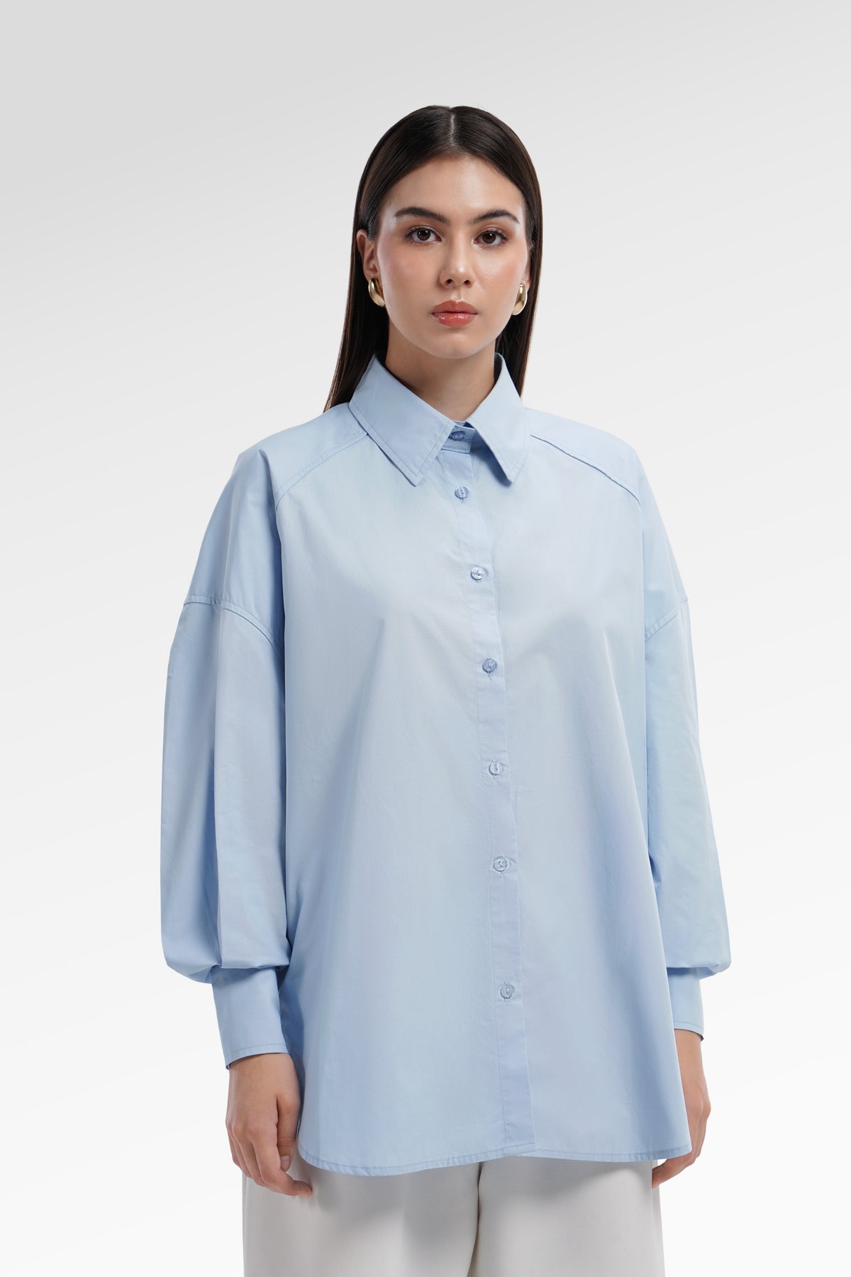 Sara Oversize shirt - Blue