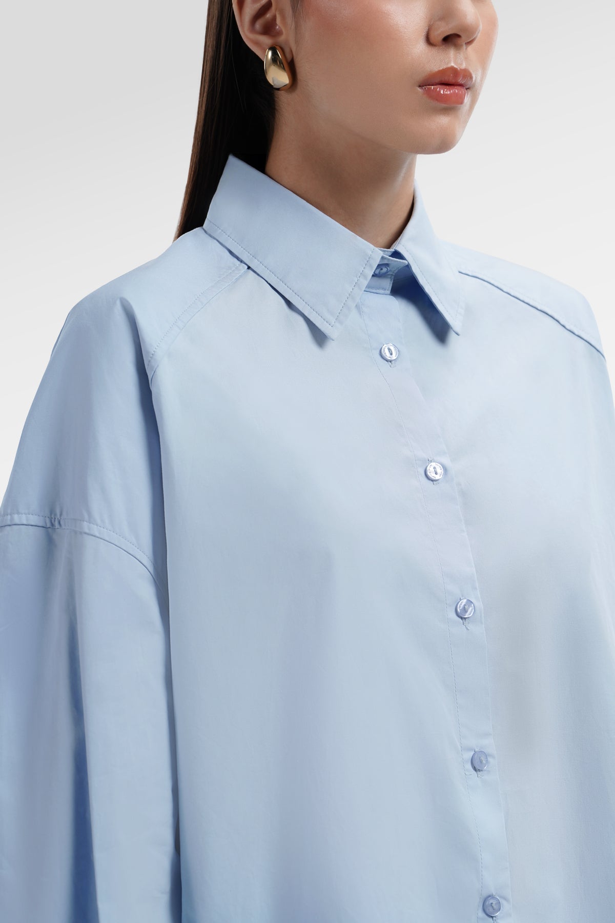 Sara Oversize shirt - Blue