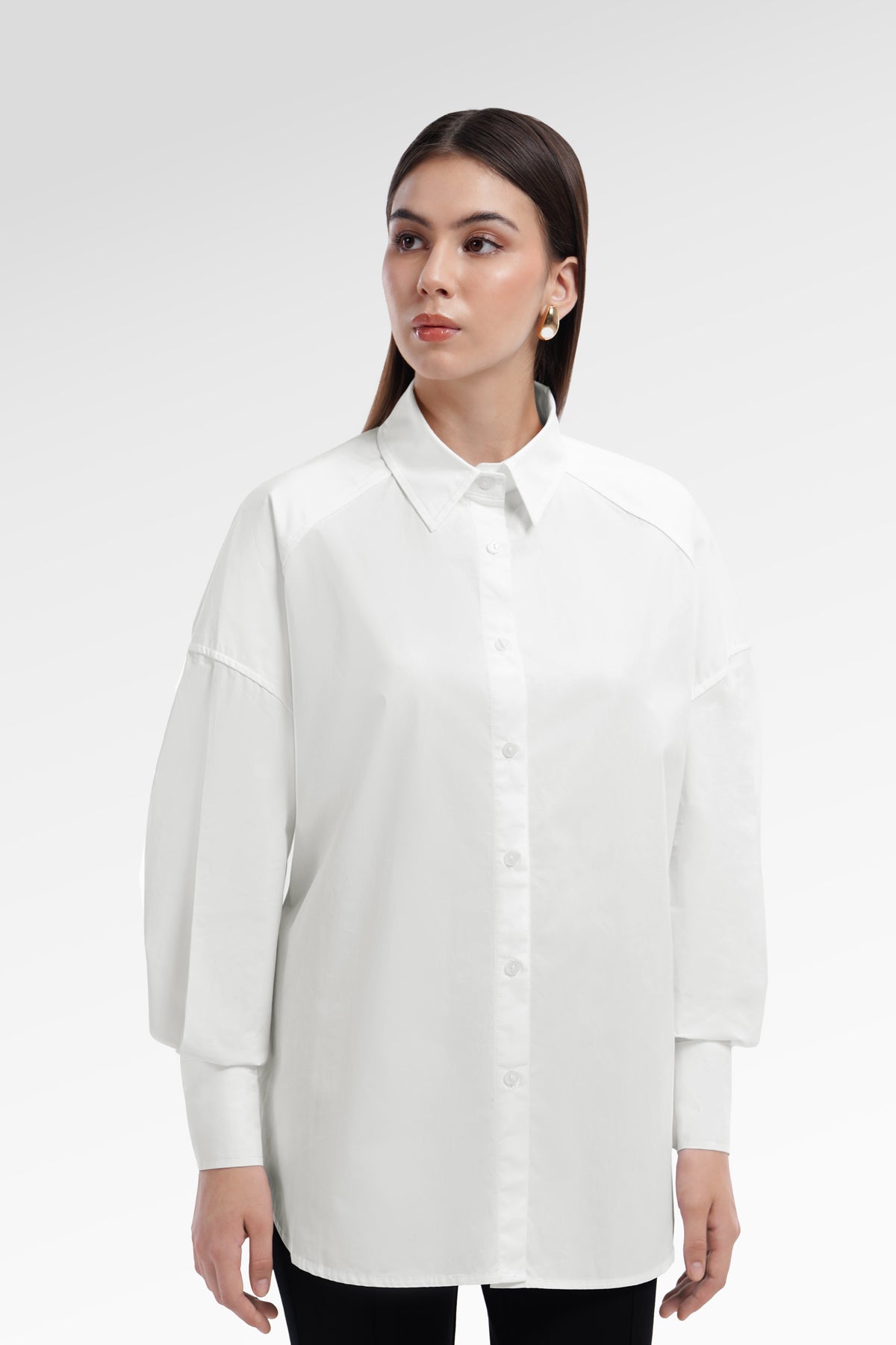 Sara Oversize shirt - White