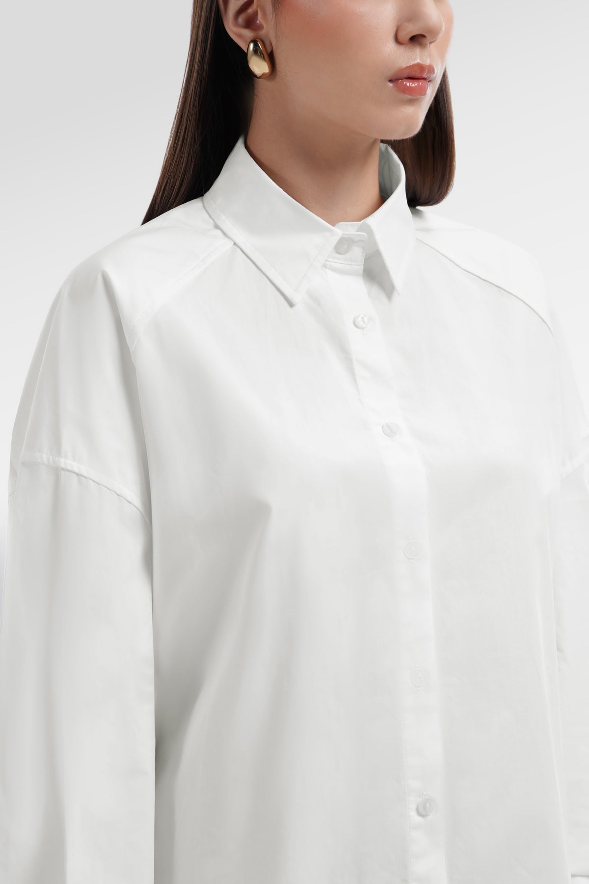 Sara Oversize shirt - White