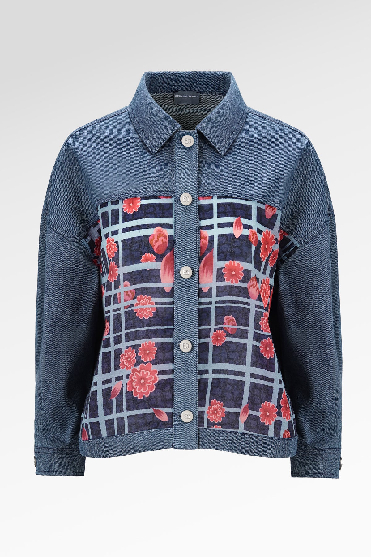 Selena Jacket - Navy Peony