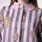 Selena Lace Collar Shirt - Brunia