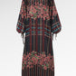 Selena Maxi Dress - Navy Peony