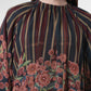 Selena Maxi Dress - Navy Peony