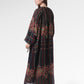 Selena Maxi Dress - Navy Peony
