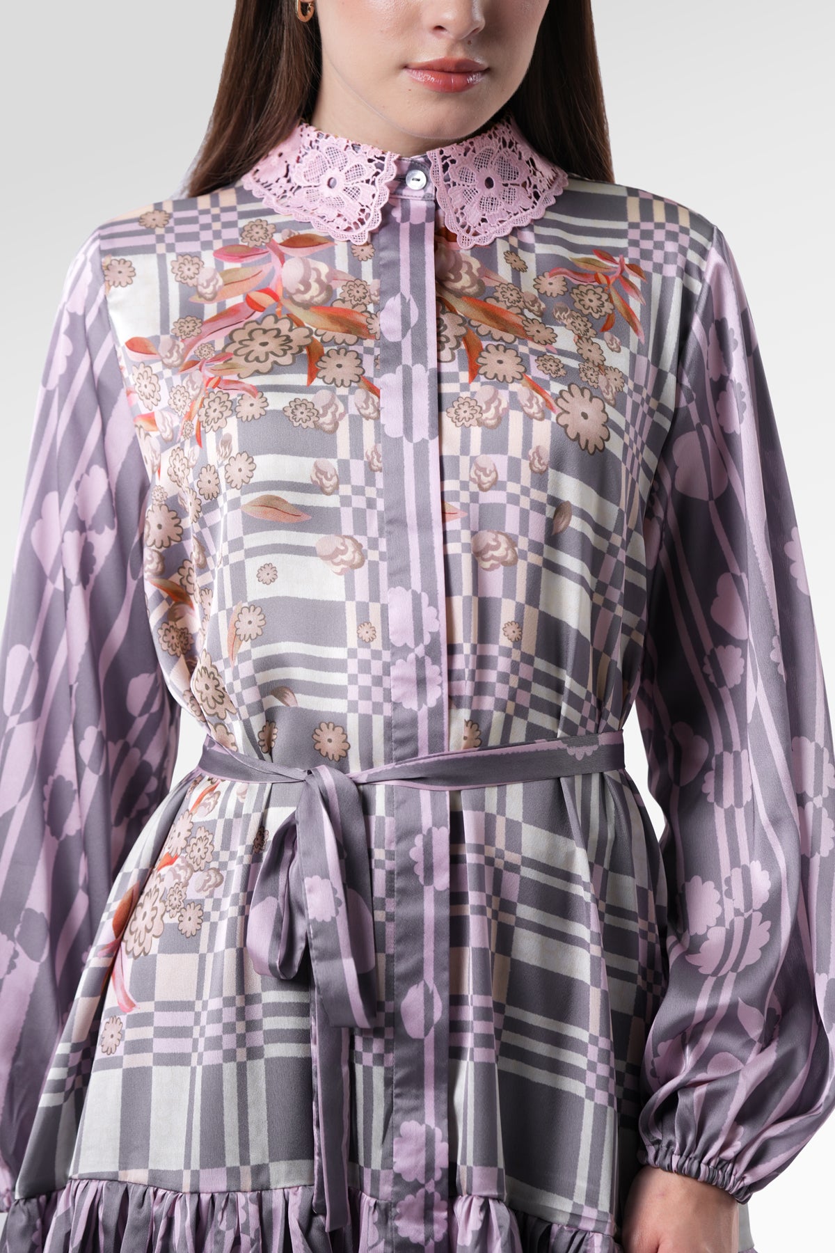 Selena Ruffle Shirt - Brunia